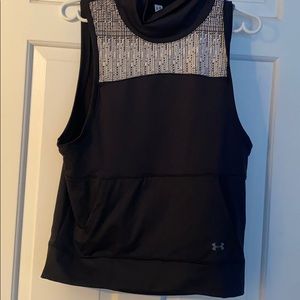 Under armour  sleeveless sweater with collar